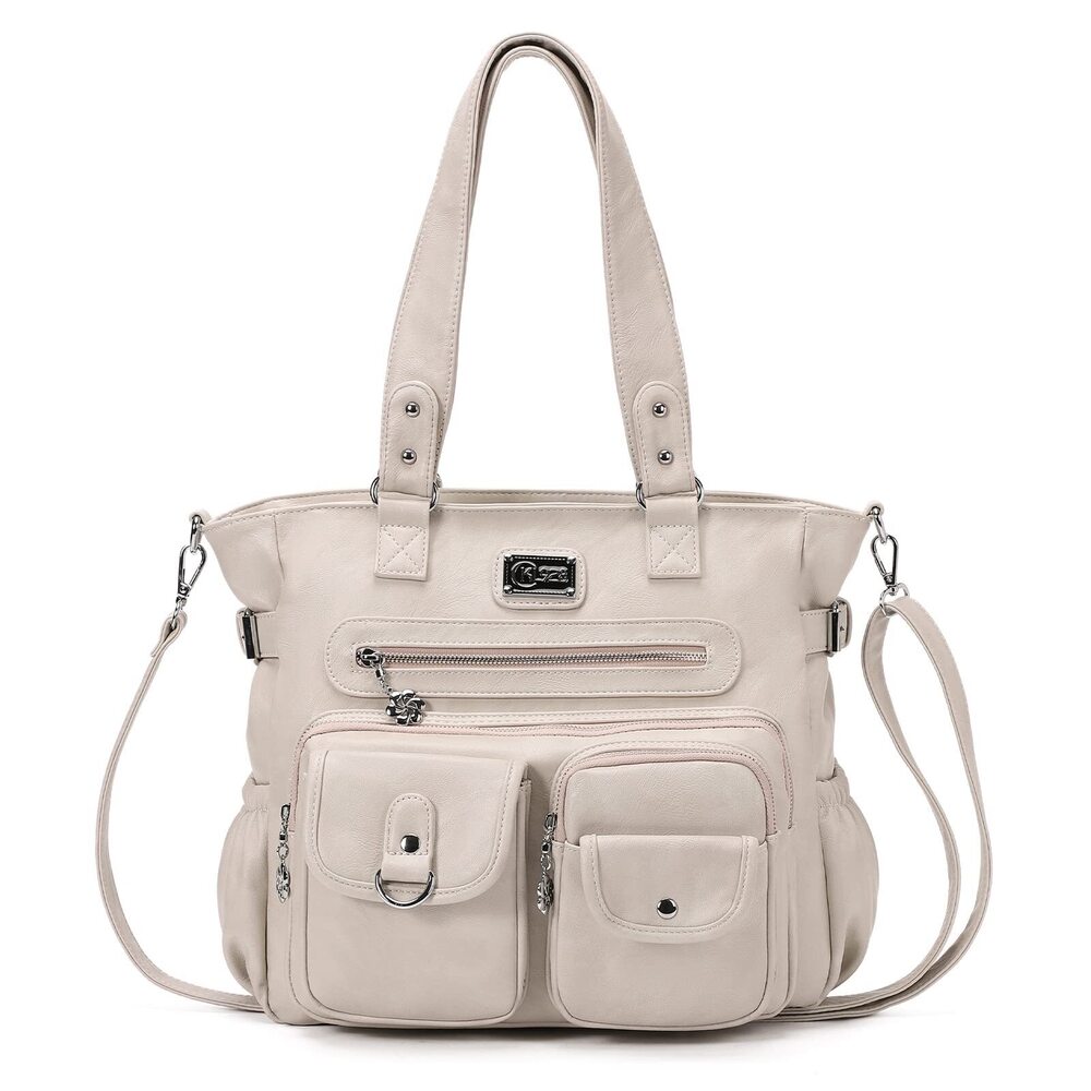 6586 Large Purses Shoulder Bag Tote Handbags Stylish Vegan Leather Hobo